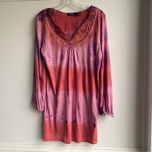 Raviya Tie Dye Cover Up Dress